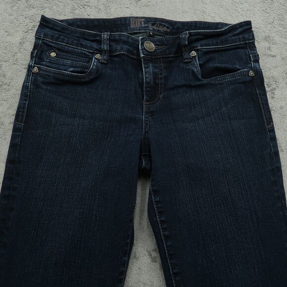 KUT from the Kloth Jeans Women's Size 4 Blue Low-Rise Skinny Denim 30" Inseam - Picture 12 of 16